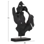 ΕΠΙΤΡΑΠΕΖΙΟ ΔΙΑΚΟΣΜΗΤΙΚΟ HM7714 ΑΠΟ ΜΑΣΙΦ ΞΥΛΟ ΤEAK ΜΑΥΡΟ 26Χ16Χ70Y ΕΚ. - Image 2