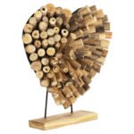 ΕΠΙΤΡΑΠΕΖΙΟ ΔΙΑΚΟΣΜΗΤΙΚΟ SHINZO HM7910 ΣΧΗΜΑ ΚΑΡΔΙΑ ΚΛΑΔΙΑ ΤΕΑΚ 53x5x51Yεκ. - Image 3