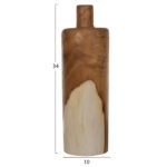 ΕΠΙΤΡΑΠΕΖΙΟ ΔΙΑΚΟΣΜΗΤΙΚΟ ΜΑΣΙΦ ΞΥΛΟ TIK ΦΥΣΙΚΟ 10X10X34EK. HM7722 - Image 2