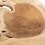 ΕΠΙΤΡΑΠΕΖΙΟ ΔΙΑΚΟΣΜΗΤΙΚΟ ΜΠΟΛ YOKI HM9795 ΞΥΛΟ ΤΕΑΚ ΣΕ ΦΥΣΙΚΟ Φ58x12Y εκ. - Image 6