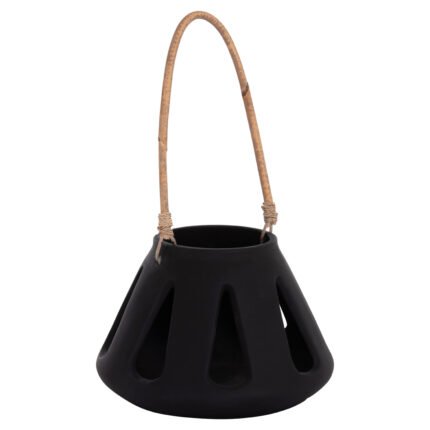 Αγόρασε ΕΠΙΤΡΑΠΕΖΙΟ ΦΑΝΑΡΙ ERANTYL HM4696.01S ΜΑΥΡΟ FIBER CEMENT & ΧΕΡΟΥΛΙ RATTAN Φ25x17Yεκ. σε μοναδική τιμή στο clickforshop.gr