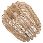 ΕΠΙΤΡΑΠΕΖΙΟ ΦΩΤΙΣΤΙΚΟ HM4350 ΜΕΤΑΛΛΟ ΜΕ PAPER ROPE ΣΕ ΦΥΣΙΚΟ Φ29Χ34Υεκ. - Image 3