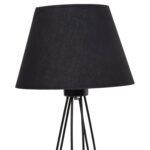 ΕΠΙΤΡΑΠΕΖΙΟ ΦΩΤΙΣΤΙΚΟ LIVO HM4708.01 ΜΑΥΡΟ ΜΕ ΤΡΙΠΟΔΗ ΜΕΤΑΛΛΙΚΗ ΒΑΣΗ Φ22x36Υεκ. - Image 4