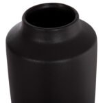 ΕΠΙΤΡΑΠΕΖΙΟ ΚΕΡΑΜΙΚΟ ΔΙΑΚΟΣΜΗΤΙΚΟ ΒΑΖΟ GALAD HM4587.02 ΜΑΥΡΟ ΜΑΤ Φ17,5x40Υ εκ. - Image 4