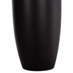 ΕΠΙΤΡΑΠΕΖΙΟ ΚΕΡΑΜΙΚΟ ΔΙΑΚΟΣΜΗΤΙΚΟ ΒΑΖΟ GALAD HM4587.02 ΜΑΥΡΟ ΜΑΤ Φ17,5x40Υ εκ. - Image 5