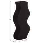 ΕΠΙΤΡΑΠΕΖΙΟ ΚΕΡΑΜΙΚΟ ΔΙΑΚΟΣΜΗΤΙΚΟ ΣΕΙΡΑ SEBOR HM4589.02 ΜΑΥΡΟ ΜΑΤ 14x6.5x30Υεκ - Image 2