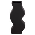 ΕΠΙΤΡΑΠΕΖΙΟ ΚΕΡΑΜΙΚΟ ΔΙΑΚΟΣΜΗΤΙΚΟ ΣΕΙΡΑ SEBOR HM4589.02 ΜΑΥΡΟ ΜΑΤ 14x6.5x30Υεκ - Image 3