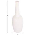 ΕΠΙΤΡΑΠΕΖΙΟ ΚΕΡΑΜΙΚΟ ΔΙΑΚΟΣΜΗΤΙΚΟ ELENDIL HM4592.01 ΥΠΟΛΕΥΚΟ ΚΡΥΣΤΑΛΛΙΚΟ Φ10x30Υ εκ - Image 2