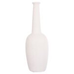 ΕΠΙΤΡΑΠΕΖΙΟ ΚΕΡΑΜΙΚΟ ΔΙΑΚΟΣΜΗΤΙΚΟ ELENDIL HM4592.01 ΥΠΟΛΕΥΚΟ ΚΡΥΣΤΑΛΛΙΚΟ Φ10x30Υ εκ - Image 3