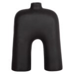 ΕΠΙΤΡΑΠΕΖΙΟ ΚΕΡΑΜΙΚΟ ΔΙΑΚΟΣΜΗΤΙΚΟ ΣΕΙΡΑ ISIL HM4599.02 ΜΑΥΡΟ ΜΑΤ 22x8x29Υεκ - Image 3