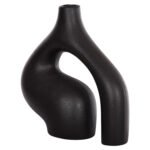 ΕΠΙΤΡΑΠΕΖΙΟ ΚΕΡΑΜΙΚΟ ΔΙΑΚΟΣΜΗΤΙΚΟ ISIL HM4597.02 ΜΑΥΡΟ ΜΑΤ 29x11x29Υεκ - Image 4