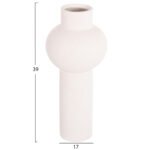 ΕΠΙΤΡΑΠΕΖΙΟ ΚΕΡΑΜΙΚΟ ΔΙΑΚΟΣΜΗΤΙΚΟ SCEPTER HM4604.01 ΥΠΟΛΕΥΚΟ ΚΡΥΣΤΑΛΛΙΚΟ Φ17x39Υεκ - Image 2