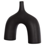 ΕΠΙΤΡΑΠΕΖΙΟ ΚΕΡΑΜΙΚΟ ΔΙΑΚΟΣΜΗΤΙΚΟ ΣΕΙΡΑ ISIL HM4601.02 ΜΑΥΡΟ ΜΑΤ 35x10x32.5Υεκ - Image 4