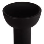 ΕΠΙΤΡΑΠΕΖΙΟ ΚΕΡΑΜΙΚΟ ΔΙΑΚΟΣΜΗΤΙΚΟ ELENDIL HM4602.02 ΜΑΥΡΟ ΜΑΤ Φ23x32Υ εκ - Image 5