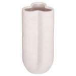 ΕΠΙΤΡΑΠΕΖΙΟ ΚΕΡΑΜΙΚΟ ΔΙΑΚΟΣΜΗΤΙΚΟ GLAZE HM4612.01 ΚΡΥΣΤΑΛΛΙΚΟ ΥΠΟΛΕΥΚΟ Φ14x29Υεκ - Image 3