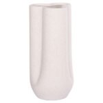ΕΠΙΤΡΑΠΕΖΙΟ ΚΕΡΑΜΙΚΟ ΔΙΑΚΟΣΜΗΤΙΚΟ GLAZE HM4612.01 ΚΡΥΣΤΑΛΛΙΚΟ ΥΠΟΛΕΥΚΟ Φ14x29Υεκ - Image 4