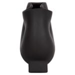 ΕΠΙΤΡΑΠΕΖΙΟ ΚΕΡΑΜΙΚΟ ΔΙΑΚΟΣΜΗΤΙΚΟ GLAΖΕ HM4610.02 ΜΑΥΡΟ ΜΑΤ 26x14x25Υεκ - Image 5