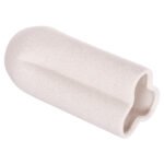 ΕΠΙΤΡΑΠΕΖΙΟ ΚΕΡΑΜΙΚΟ ΔΙΑΚΟΣΜΗΤΙΚΟ GLAZE HM4612.01 ΚΡΥΣΤΑΛΛΙΚΟ ΥΠΟΛΕΥΚΟ Φ14x29Υεκ - Image 5