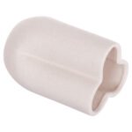 ΕΠΙΤΡΑΠΕΖΙΟ ΚΕΡΑΜΙΚΟ ΔΙΑΚΟΣΜΗΤΙΚΟ GLAΖΕ HM4613.01 ΚΡΥΣΤΑΛΛΙΚΟ ΥΠΟΛΕΥΚΟ Φ16x22Υεκ - Image 5