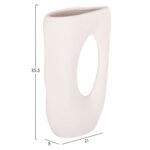 ΕΠΙΤΡΑΠΕΖΙΟ ΚΕΡΑΜΙΚΟ ΔΙΑΚΟΣΜΗΤΙΚΟ SEBOR HM4626.01 ΥΠΟΛΕΥΚΟ ΚΡΥΣΤΑΛΛΙΚΟ 21x8x35.5Υεκ - Image 2