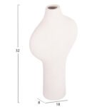 ΕΠΙΤΡΑΠΕΖΙΟ ΚΕΡΑΜΙΚΟ ΔΙΑΚΟΣΜΗΤΙΚΟ ARKEN HM4621.01 ΚΡΥΣΤΑΛΛ.ΥΠΟΛΕΥΚΟ 18x8x32Υ εκ . - Image 2