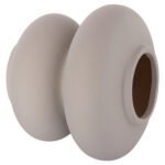 ΕΠΙΤΡΑΠΕΖΙΟ ΚΕΡΑΜΙΚΟ ΔΙΑΚΟΣΜΗΤΙΚΟ ROOK HM4629.03 ΓΚΡΙ ΜΑΤ Φ18x17Υεκ - Image 4