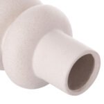 ΕΠΙΤΡΑΠΕΖΙΟ ΚΕΡΑΜΙΚΟ ΔΙΑΚΟΣΜΗΤΙΚΟ ROOK HM4627.01 ΥΠΟΛΕΥΚΟ ΚΡΥΣΤΑΛΛΙΚΟ Φ16x25,5Υεκ - Image 5