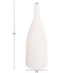 ΕΠΙΤΡΑΠΕΖΙΟ ΚΕΡΑΜΙΚΟ ΔΙΑΚΟΣΜΗΤΙΚΟ GALAD HM4634.01 ΥΠΟΛΕΥΚΟ ΚΡΥΣΤΑΛΛΙΚΟ Φ14x39Υ εκ. - Image 2