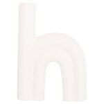 ΕΠΙΤΡΑΠΕΖΙΟ ΚΕΡΑΜΙΚΟ ΔΙΑΚΟΣΜΗΤΙΚΟ ARCON HM4638.01 ΚΡΥΣΤΑΛΛΙΚΟ ΥΠΟΛΕΥΚΟ 25,5x6x34Υεκ - Image 3