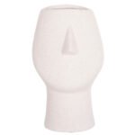 ΕΠΙΤΡΑΠΕΖΙΟ ΚΕΡΑΜΙΚΟ ΔΙΑΚΟΣΜΗΤΙΚΟ HUMANS HM4631 ΥΠΟΛΕΥΚΟ ΚΡΥΣΤΑΛΛΙΚΟ Φ14x25Υεκ - Image 3