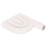 ΕΠΙΤΡΑΠΕΖΙΟ ΚΕΡΑΜΙΚΟ ΔΙΑΚΟΣΜΗΤΙΚΟ ARCON HM4639.01 ΚΡΥΣΤΑΛΛΙΚΟ ΥΠΟΛΕΥΚΟ 23,5x5,5x29,5Υεκ - Image 5