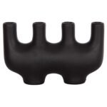 ΕΠΙΤΡΑΠΕΖΙΟ ΚΕΡΑΜΙΚΟ ΔΙΑΚΟΣΜΗΤΙΚΟ MANI HM4641.02 ΜΑΥΡΟ ΜΑΤ 21x6x13Υεκ - Image 3