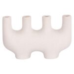 ΕΠΙΤΡΑΠΕΖΙΟ ΚΕΡΑΜΙΚΟ ΔΙΑΚΟΣΜΗΤΙΚΟ MANI HM4641.01 ΥΠΟΛΕΥΚΟ ΚΡΥΣΤΑΛΛΙΚΟ 21x6x13Υεκ - Image 3