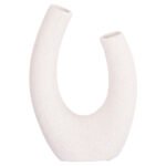 ΕΠΙΤΡΑΠΕΖΙΟ ΚΕΡΑΜΙΚΟ ΔΙΑΚΟΣΜΗΤΙΚΟ ELLIPTO HM4643.01 ΥΠΟΛΕΥΚΟ ΚΡΥΣΤΑΛΛΙΚΟ 15x7x21,5Υεκ - Image 3