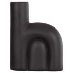 ΕΠΙΤΡΑΠΕΖΙΟ ΚΕΡΑΜΙΚΟ ΔΙΑΚΟΣΜΗΤΙΚΟ ARCON HM4640.02 ΜΑΥΡΟ ΜΑΤ 19x7x24Υ εκ. - Image 3