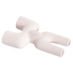 ΕΠΙΤΡΑΠΕΖΙΟ ΚΕΡΑΜΙΚΟ ΔΙΑΚΟΣΜΗΤΙΚΟ MANI HM4642.01 ΥΠΟΛΕΥΚΟ ΚΡΥΣΤΑΛΛΙΚΟ 15,5x6x23,5Υεκ - Image 5