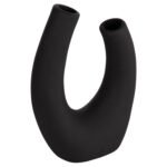 Αγόρασε ΕΠΙΤΡΑΠΕΖΙΟ ΚΕΡΑΜΙΚΟ ΔΙΑΚΟΣΜΗΤΙΚΟ ELLIPTO HM4643.02 ΜΑΥΡΟ ΜΑΤ 15x7x21