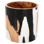 Αγόρασε ΕΠΙΤΡΑΠΕΖΙΟ ΚΥΛΙΝΔΡΙΚΟ ΔΙΑΚΟΣΜΗΤΙΚΟ BAZO ΑΠΟ ΞΥΛΟ ΤΕΑΚ Φ26x26Yεκ.HM7727 σε μοναδική τιμή στο clickforshop.gr