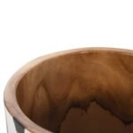 ΕΠΙΤΡΑΠΕΖΙΟ ΚΥΛΙΝΔΡΙΚΟ ΔΙΑΚΟΣΜΗΤΙΚΟ BAZO ΑΠΟ ΞΥΛΟ ΤΕΑΚ Φ26x26Yεκ.HM7727 - Image 5