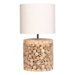 Αγόρασε ΕΠΙΤΡΑΠΕΖΙΟ ΚΥΛΙΝΔΡΙΚΟ ΦΩΤΙΣΤΙΚΟ TWIGGY HM4427 DRIFTWOOD & ΜΠΕΖ ΚΑΠΕΛΟ Φ24.5x45Υεκ. σε μοναδική τιμή στο clickforshop.gr