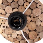 ΕΠΙΤΡΑΠΕΖΙΟ ΚΥΛΙΝΔΡΙΚΟ ΦΩΤΙΣΤΙΚΟ TWIGGY HM4427 DRIFTWOOD & ΜΠΕΖ ΚΑΠΕΛΟ Φ24.5x45Υεκ. - Image 5