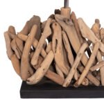 ΕΠΙΤΡΑΠΕΖΙΟ ΟΡΘΟΓΩΝΙΟ ΦΩΤΙΣΤΙΚΟ TWIGGY HM4424 DRIFTWOOD & ΛΕΥΚΟ ΚΑΠΕΛΟ 35.5x15x47Υεκ. - Image 5