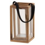 ΦΑΝΑΡΙΑ ΓΙΑ ΚΕΡΙΑ ΜΕ ΧΕΡΟΥΛΙA KAI ΓΥΑΛΙ HM4280 ΞΥΛΟ ΤΕΑΚ ΣΕ ΦΥΣΙΚΟ 21x21x40-70Υ εκ. - Image 5