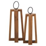 ΦΑΝΑΡΙΑ ΓΙΑ ΚΕΡΙΑ ΜΕ ΧΕΡΟΥΛΙΑ-ΚΡΙΚΟΥΣ HM4276 ΞΥΛΟ ΤΕΑΚ ΣΕ ΦΥΣΙΚΟ 24x24x50-61Υ εκ. - Image 4