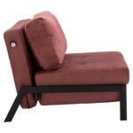 ΠΟΛΥΘΡΟΝΑ ΚΡΕΒΑΤΙ, ΒΕΛΟΥΔΟ ΣΑΠΙΟ ΜΗΛΟ HM3078.12 95x92x66Υ εκ. - Image 5