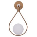 ΦΩΤΙΣΤΙΚΟ ΑΠΛΙΚΑ ΚΡΕΜΑΣΤΗ ΣΤΑΓΟΝΑ ΧΡΥΣΟ ΜΕ ΛΕΥΚΟ ΓΛΟΜΠΟ 22x20x43 εκ.HM7640.02 - Image 3