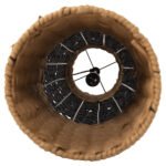 ΦΩΤΙΣΤΙΚΟ ΔΑΠΕΔΟΥ HM4342 ΜΕΤΑΛΛΟ-PAPER ROPE ΣΕ ΜΠΕΖ ΑΜΜΟΥ-ΜΑΥΡΟ Φ20X120Υεκ. - Image 6