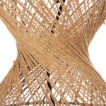 ΦΩΤΙΣΤΙΚΟ ΔΑΠΕΔΟΥ HM4357 ΜΕΤΑΛΛΟ-PAPER ROPE ΣΕ ΚΑΦΕ-2 ΛΑΜΠΕΣ Φ30x134Υεκ. - Image 5