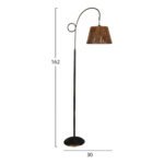 ΦΩΤΙΣΤΙΚΟ ΔΑΠΕΔΟΥ ΜΕΤΑΛΛΙΚΟ ΚΑΦΕ HM7487 30x162 εκ. - Image 2