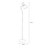 ΦΩΤΙΣΤΙΚΟ ΔΑΠΕΔΟΥ ΜΕΤΑΛΛΙΚΟ ΜΑΥΡΟ HM7342 35x30x183 εκ. - Image 4